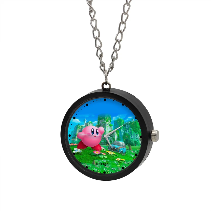 ساعت گردنبندی عقربه ای ناکسیگو مدل Kirby and the Forgotten Land کد NF13584