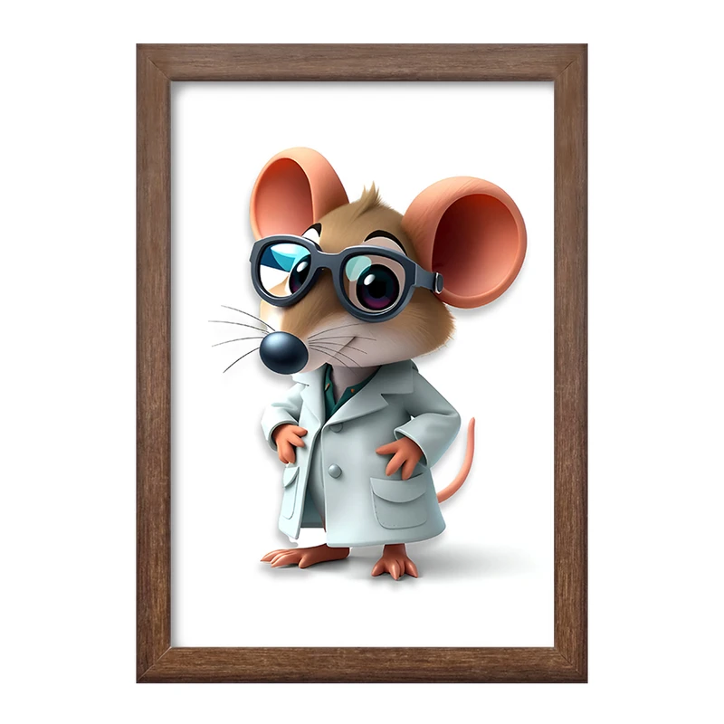 تابلو خندالو طرح موش دکتر کد F8028