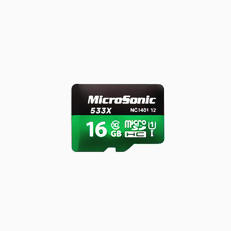 کارت حافظه microSDXC میکروسونیک مدل HC کلاس 10 استاندارد UHS-I U1 سرعت 80MBps ظرفیت 16 گیگابایت