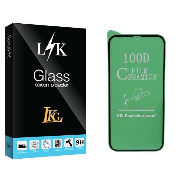 محافظ صفحه نمایش سرامیکی ال کا جی مدل LK Glass مناسب برای گوشی موبایل اپل iPhone 12 Pro Max