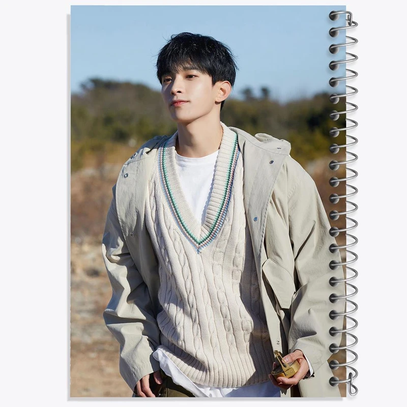 دفتر نقاشی 50 برگ خندالو مدل دی کی گروه سونتین Seventeen کد 21539