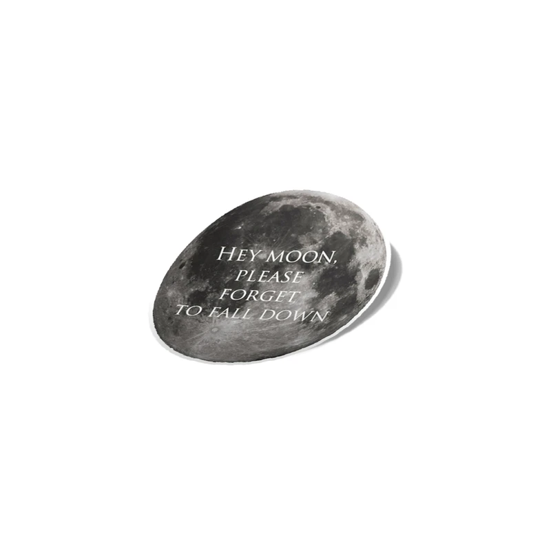 استیکر لپ تاپ لولو طرح سلام ماه لطفا فراموش کن که غروب کنی MOON کد 803