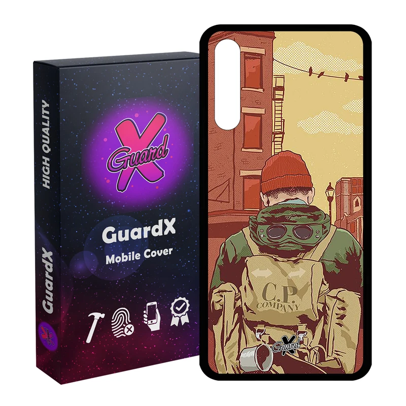 کاور گارد ایکس طرح Man مدل Glass10348 مناسب برای گوشی موبایل هوآوی Y8P / P Smart S