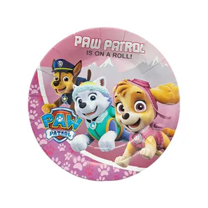 پیش دستی یکبار مصرف مدل سگهای نگهبان کد dogPlate4 مجموعه 10 عددی