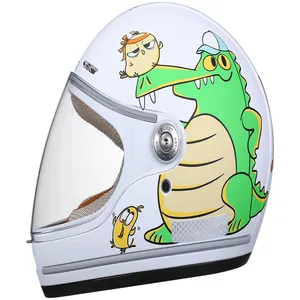 کلاه کاسکت فک دار بچه گانه مدل 128Z