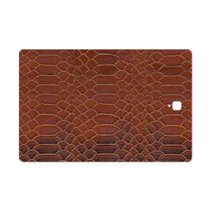 MAHOOT Brown-Snake-Leather Cover Sticker for Samsung Galaxy Tab S3 9.7 2017 T820