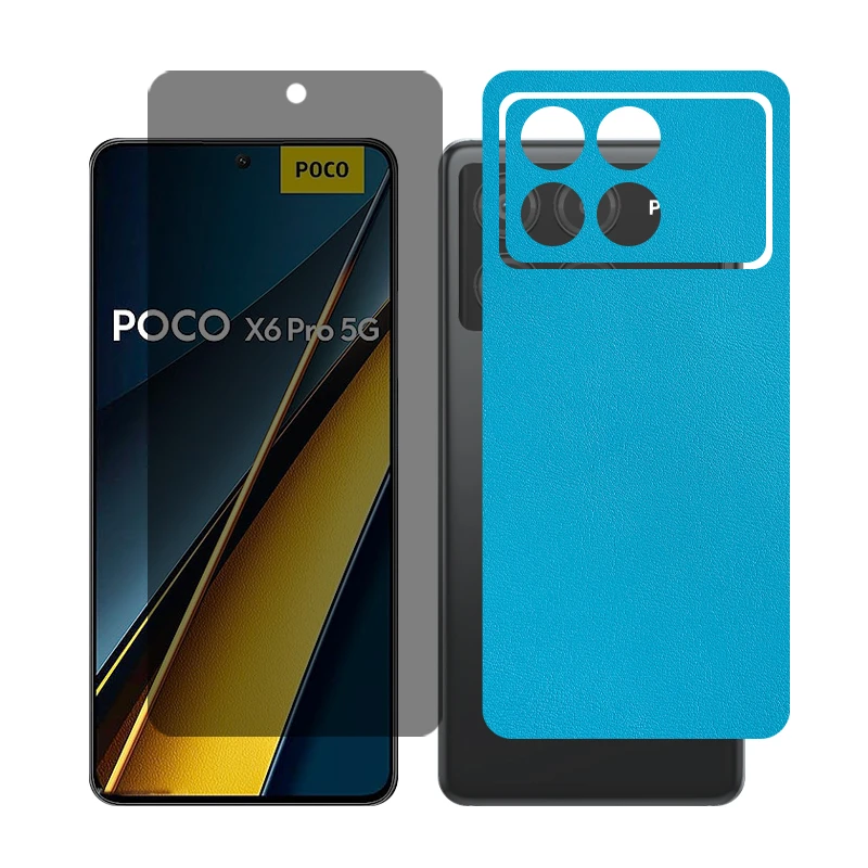 محافظ صفحه نمایش حریم شخصی گلس مدل Together مناسب برای گوشی موبایل شیائومی Poco X6 Pro به همراه برچسب پوششی