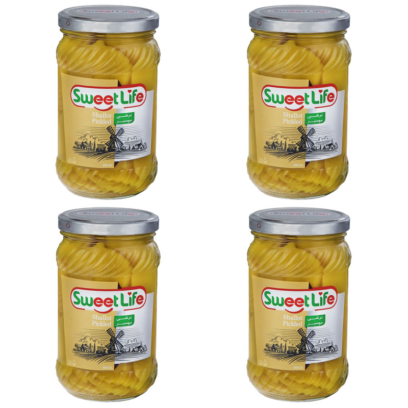 ترشی موسیر سوئیت لایف - 660 گرم بسته 4 عددی