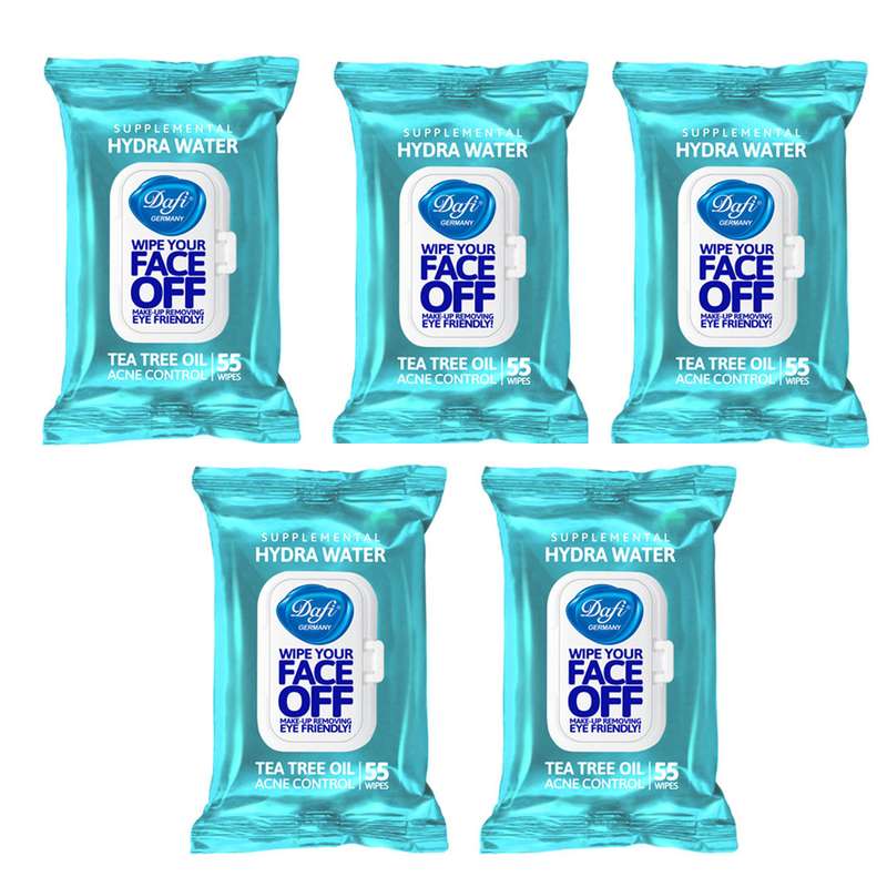 دستمال مرطوب دافی مدل HYDRA WATER مجموعه 5 عددی دستمال مرطوب دافی مدل HYDRA WATER مجموعه 5 عددی