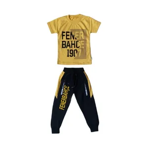 ست تی شرت و شلوار پسرانه مدل 2811