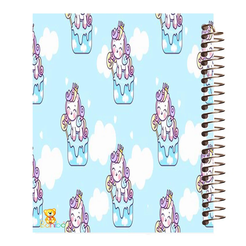 دفتر نقاشی 50 برگ بانیبو مدل اسب تک شاخ کد 473