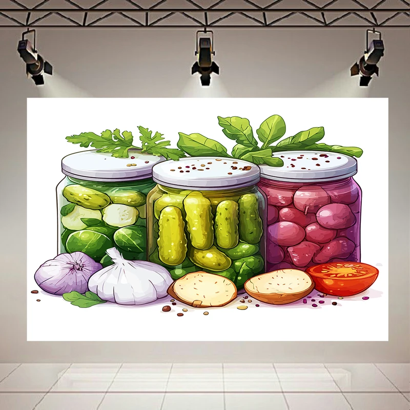  پوستر طرح ترشی مدل سبزیجات کد PD130345