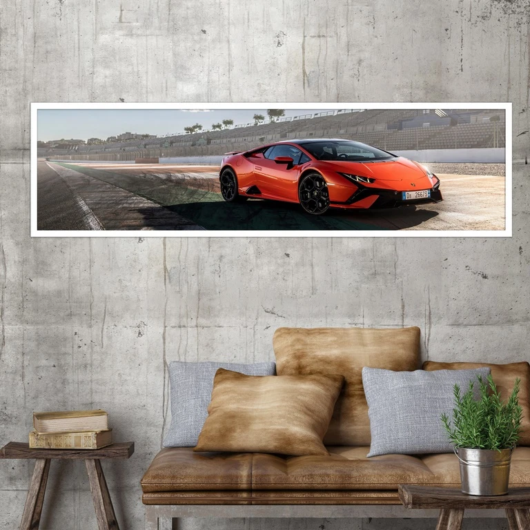 تابلو بکلیت طرح اتومبیل ماشین لامبورگینی مدل کشیده W-7883