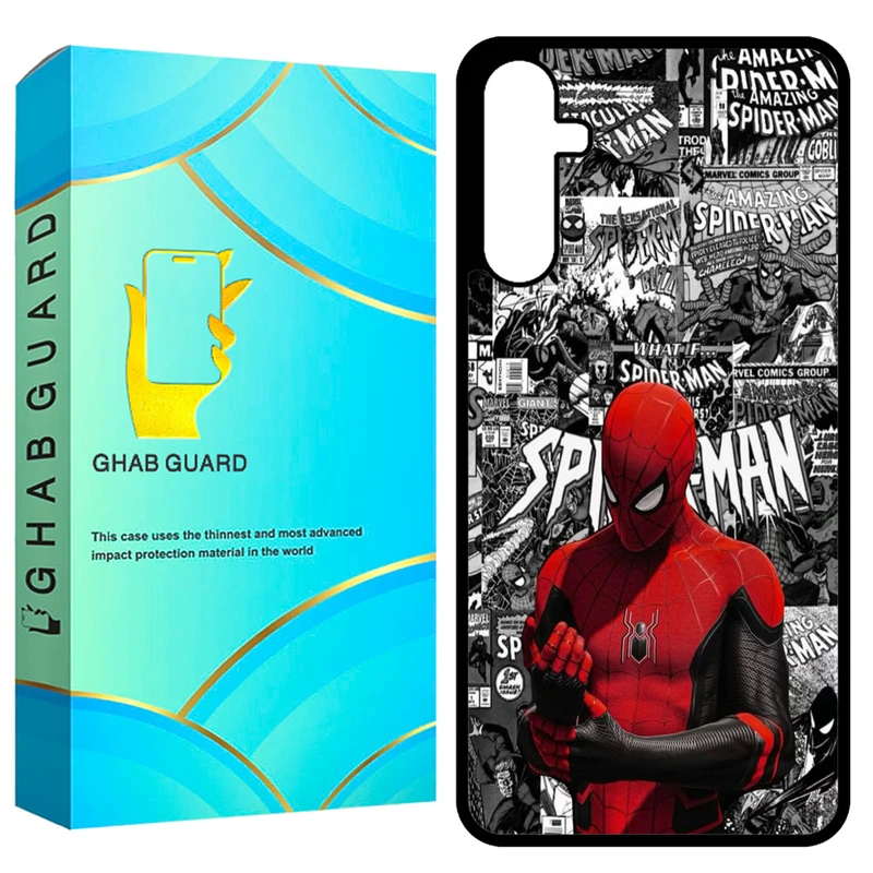 کاور قاب گارد طرح اسپایدر من مدل GCHPA24 مناسب برای گوشی موبایل سامسونگ Galaxy A24 4G