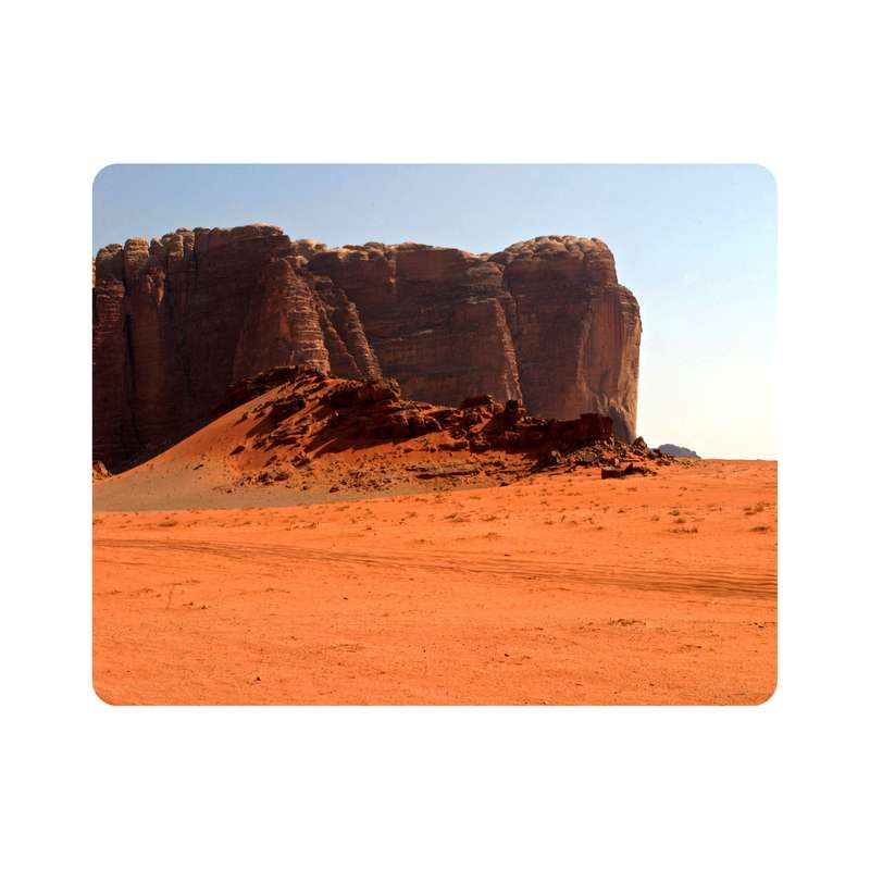 ماوس پد اطلس آبی طرح بیابان و صخره سنگ  مدل  T6916