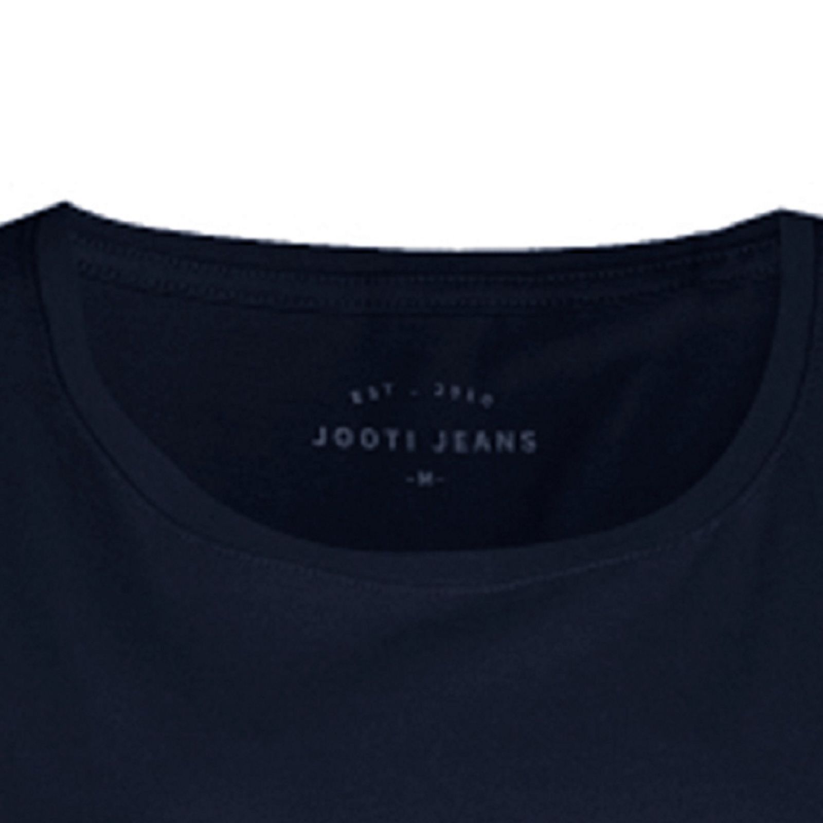 تی شرت آستین کوتاه زنانه جوتی جینز مدل بیسیک کد 1551309 رنگ سرمه‌ای -  - 4