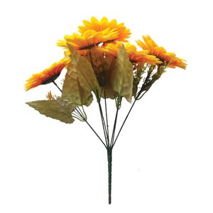 نقد و بررسی گل مصنوعی مدل شاخه گل آفتابگردان 7 گل کد 8900 توسط خریداران