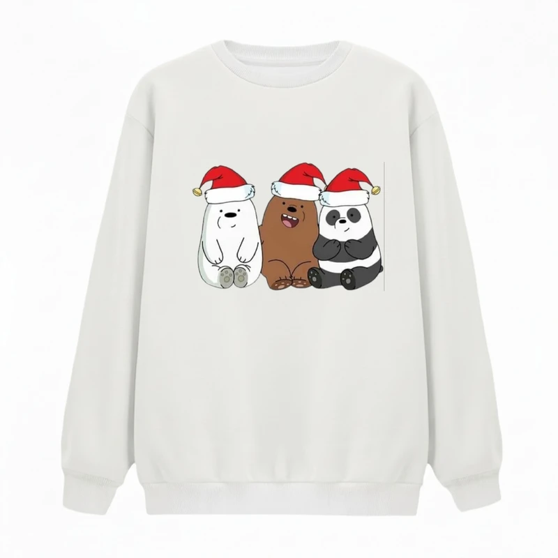 سویشرت زنانه مدل خرس کریسمس کد v12 