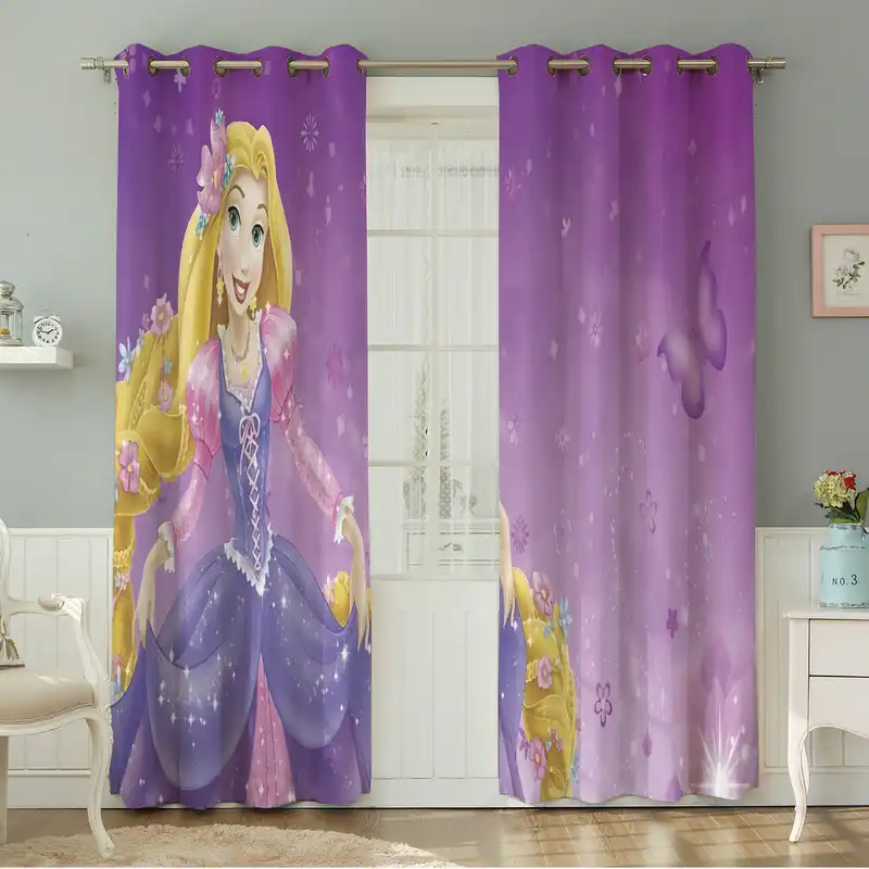 پرده نیروانا طرح کودک مدل مخمل کد 4804 سایز 140×280 سانتی متر