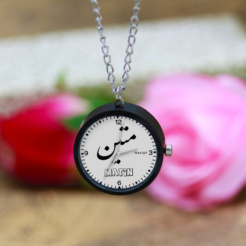 ساعت گردنبندی عقربه ای ناکسیگو مدل متین کد NF12002