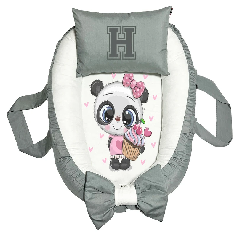 تشک غلت گیر نوزاد پاد آفرین مدل پاندا طرح حرف H