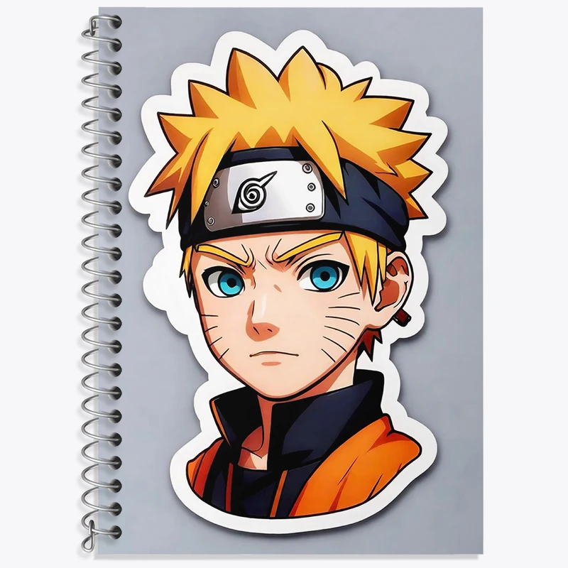 دفتر نت موسیقی 50 برگ خندالو طرح انیمه ناروتو (Naruto) کد N1878