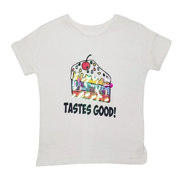 تی-شرت آستین کوتاه دخترانه سی اند ای کد 6022