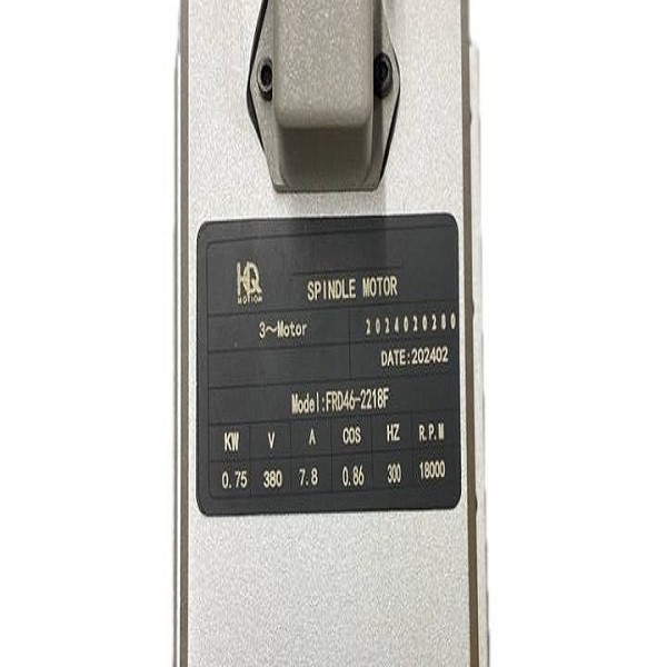 اسپیندل موتور اچ کیو ام مدل ER16/18000RPM/220V/0.75KW اسپیندل موتور اچ کیو ام مدل ER16/18000RPM/220V/0.75KW