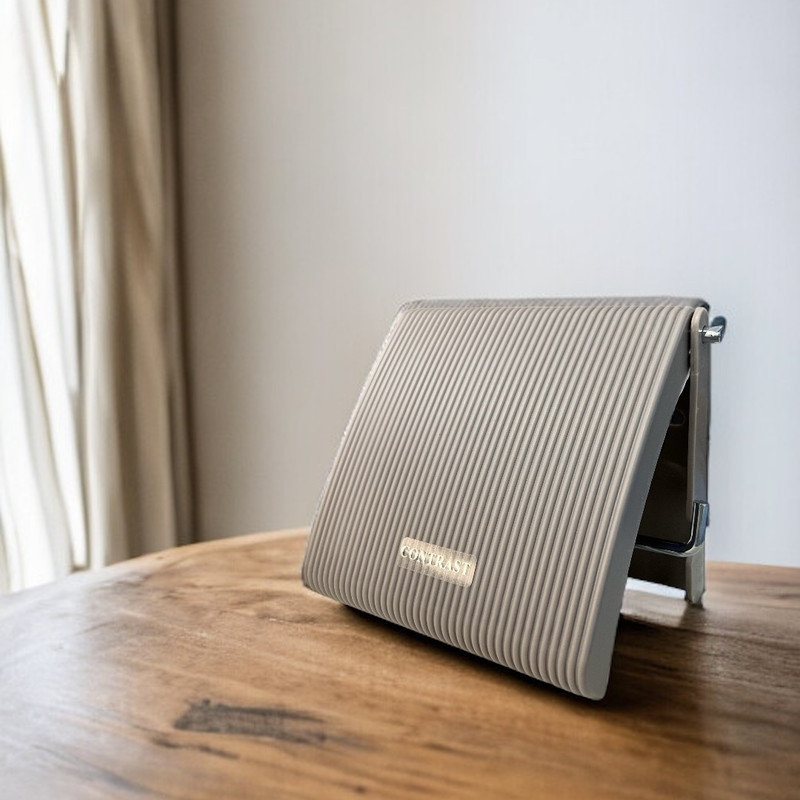 پایه رول دستمال کاغذی کنتراست مدل روما شیاردار