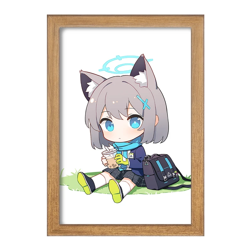 تابلو خندالو مدل بازی آرشیو آبی (Blue Archive) کد 34330