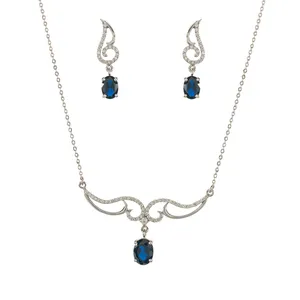 نیم ست نقره زنانه جواهری سون مدل 2552