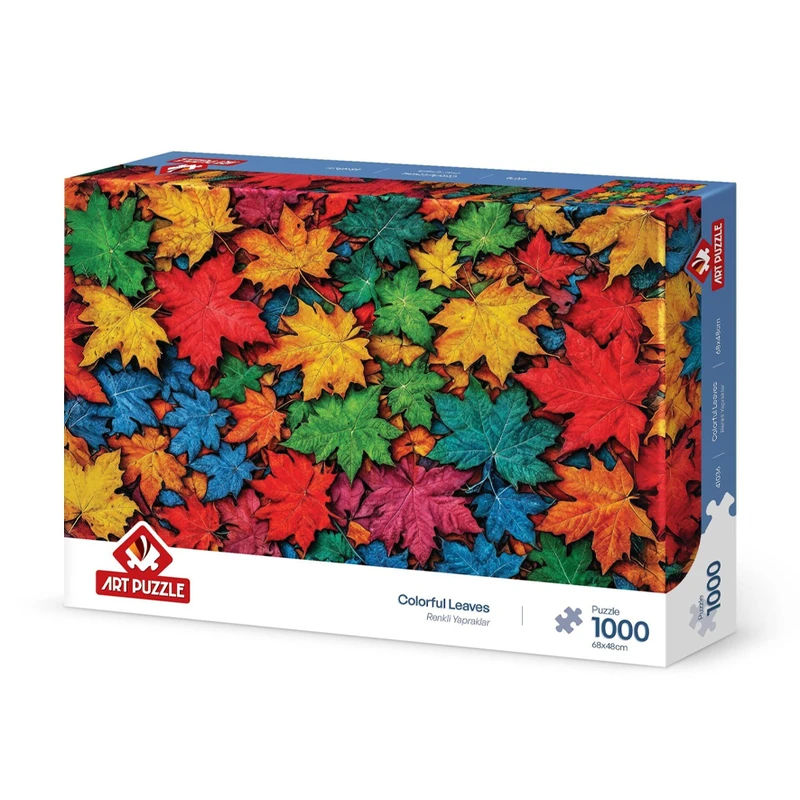 پازل 1000 تکه آرت پازل مدل Colorful Leaves كد 41036 مناسب نوجوان و بزرگسال