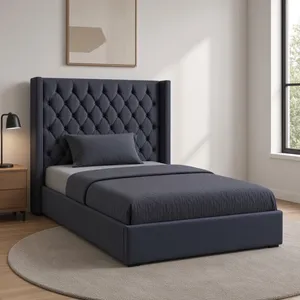 تخت خواب ملامینه یک نفره مدل دیبا سایز 120×200 سانتی متر