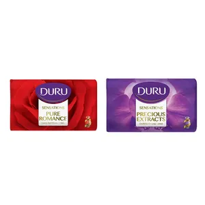 صابون شستشو دورو مدل گل ارکیده و گل رز تحت لیسانس وزن125 گرم مجموعه 2 عددی