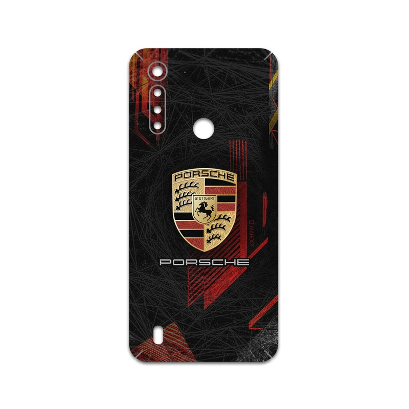 برچسب پوششی ماهوت مدل Porsche مناسب برای گوشی موبایل موتورولا Moto e6 Plus