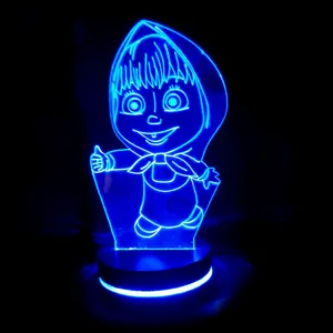 چراغ خواب اتاق کودک مدل بالبینگ سه بعدی میشا کد 1365