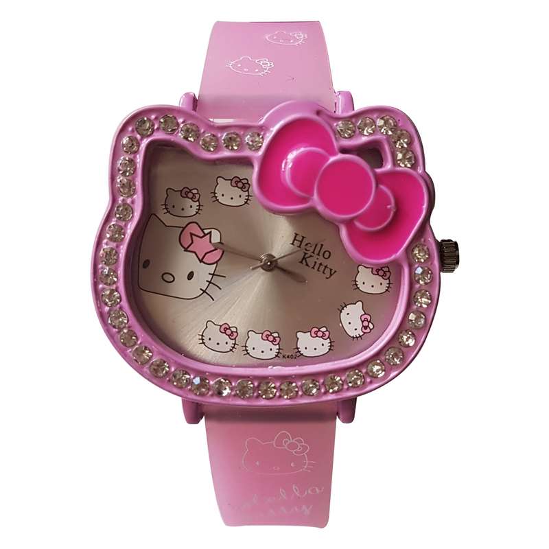 ساعت مچی عقربه ای دخترانه هلو کیتی کد AKP ساعت مچی عقربه ای دخترانه هلو کیتی کد AKP