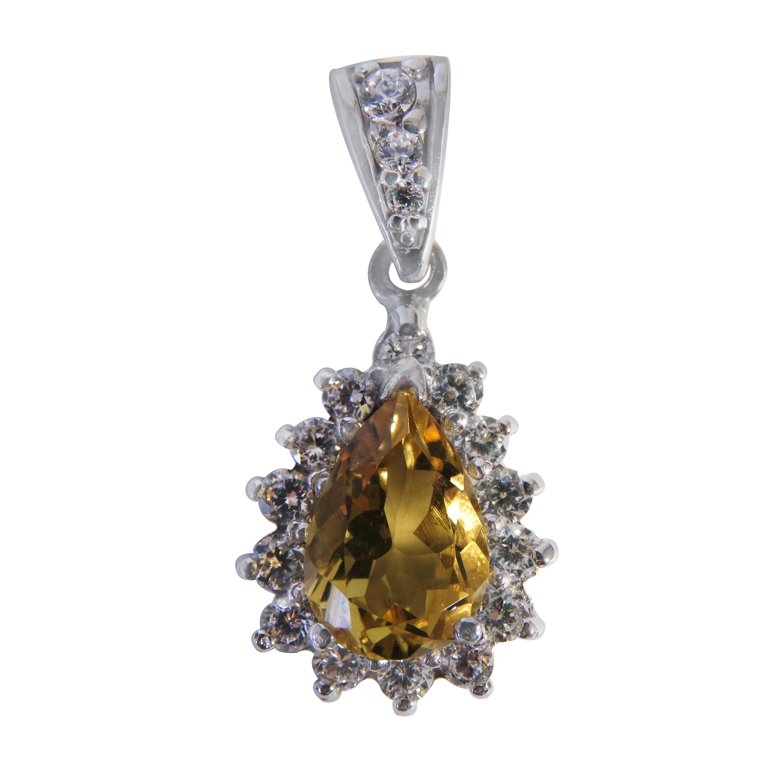 آویز گردنبند نقره زنانه کد 2600