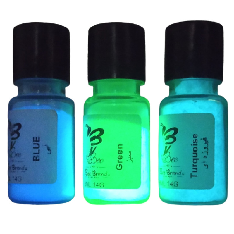 پودر شب تاب رزین اپوکسی بی مدل BTG وزن 14 گرم