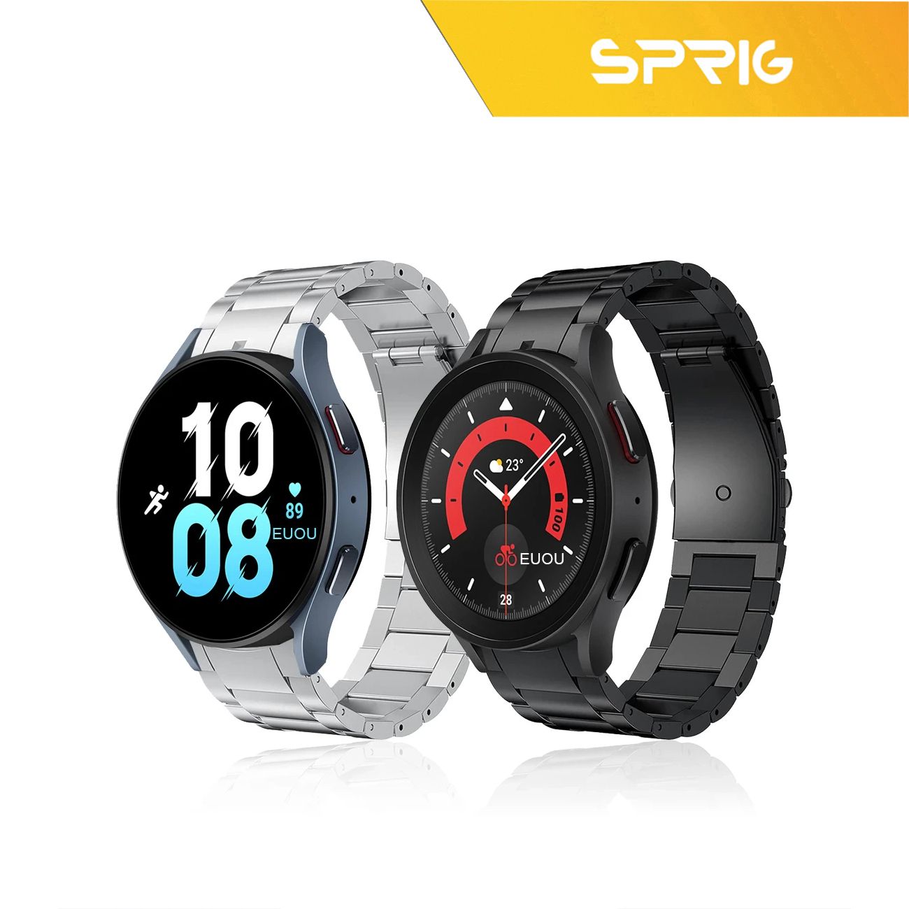 بند اسپریگ مدل 3Bid Lux مناسب برای ساعت هوشمند سامسونگ Galaxy Watch 5 40mm / Watch 5 44mm / Watch 5 pro 45mm -  - 12