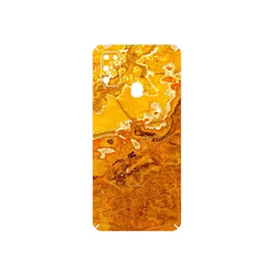 MAHOOT Gold Marble Cover Sticker for Samsung Galaxy M21