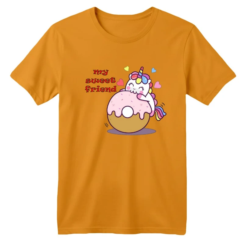 تی شرت آستین کوتاه بچگانه مدل یونیکورن کد ۲