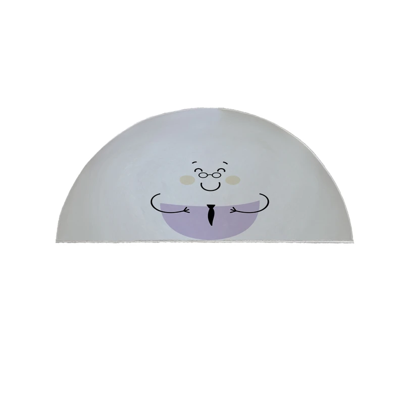 پادری مدل نیم دایره  طرح کودکانه کد 9390 سایز 90 × 45 سانتی متر