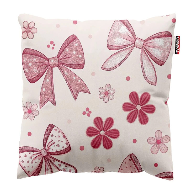   کوسن پاد آفرین طرح پاپیون و گل کد 1565 سایز 30*30 سانتی متر