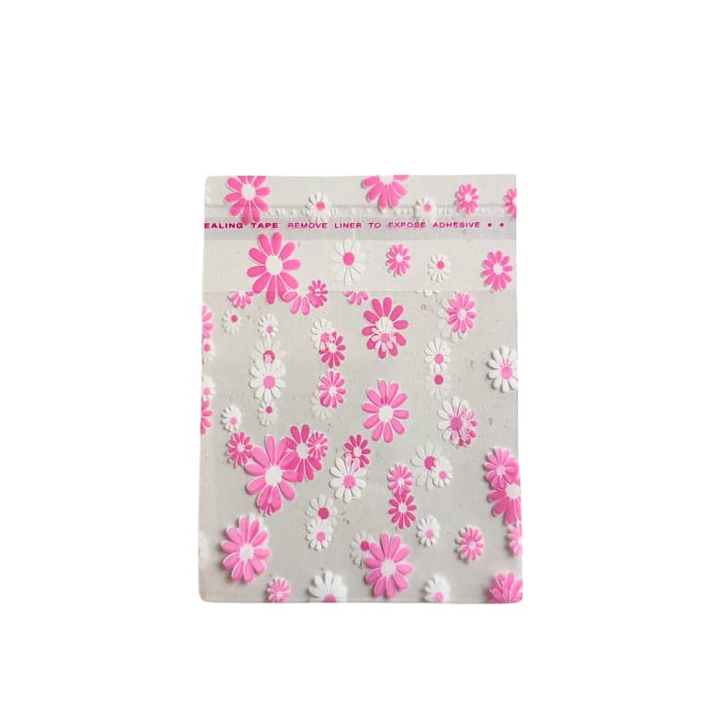 سلفون بسته بندی طرح بابونه 35*25 بسته 30 عددی
