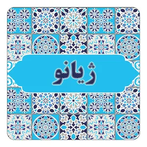 مگنت کاکتی طرح اسم ژیانو مدل اسلیمی کد mg28141