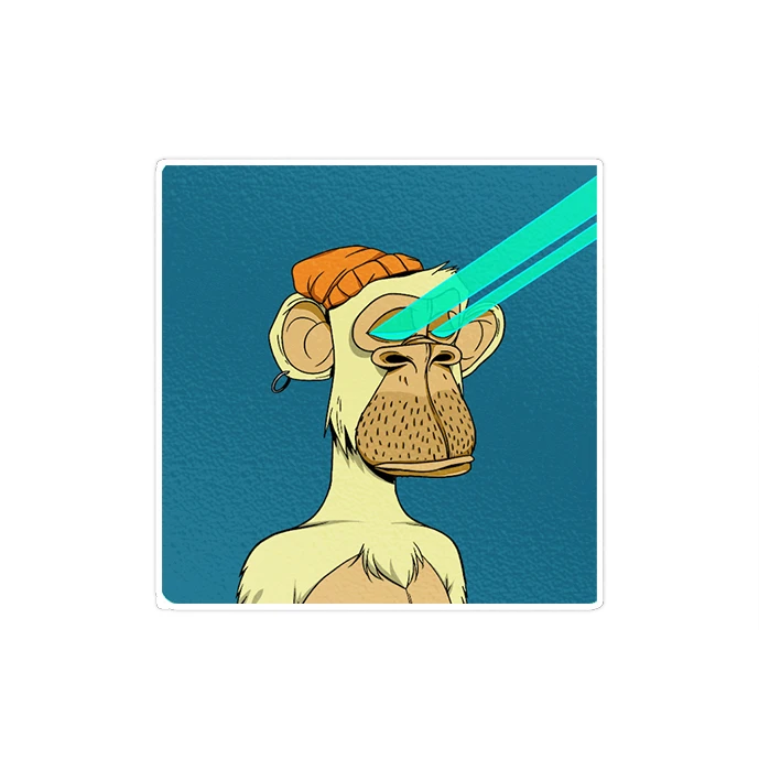 استیکر لپ تاپ ماسا دیزاین طرح monkey مدل STK1720