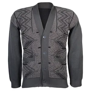 ژاکت مردانه مدل یقه هفت پیش مخمل 1005