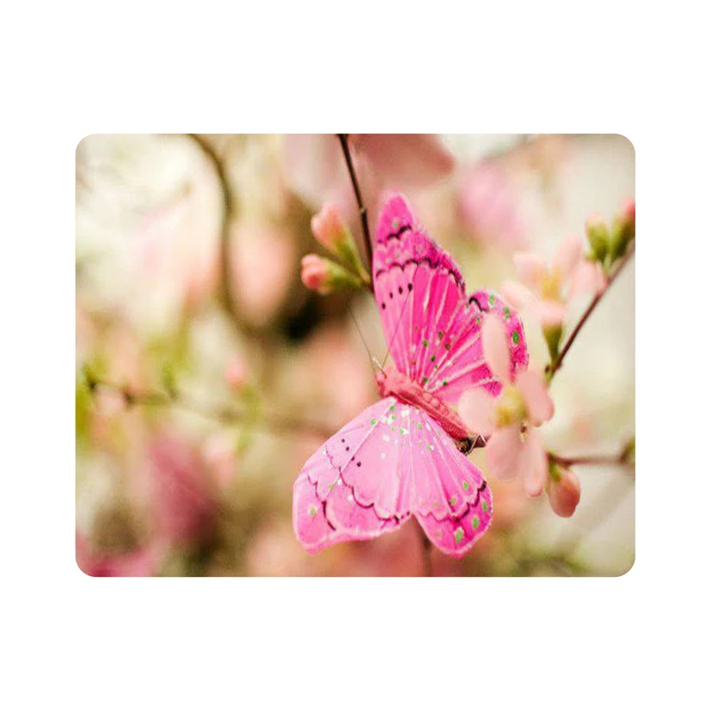 ماوس پد طرح گل و پروانه مدل T9093