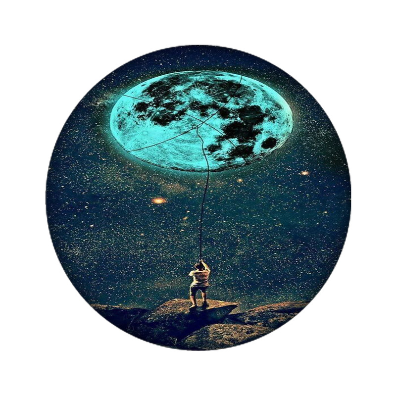 استیکر تزئینی موبایل مدل ماه کد 4655